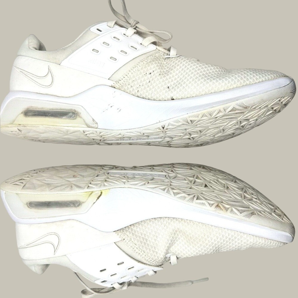 Nike Air Max Bella TR 4 Womens 10 White  Mesh Training Shoes Running Gym